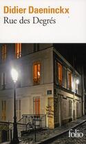 Couverture du livre « Rue des degrés » de Didier Daeninckx aux éditions Folio