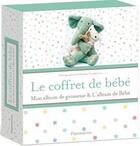 Couverture du livre « Le coffret de bébé ; mon album de grossesse et l'album de bébé » de Michele Constantini aux éditions Flammarion