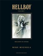 Couverture du livre « Hellboy deluxe Tome 7 : Hellboy en enfer » de Mike Mignola et Collectif aux éditions Delcourt