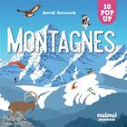 Couverture du livre « Saisissants pop-up : Montagnes » de David Hawcock aux éditions Nuinui Jeunesse