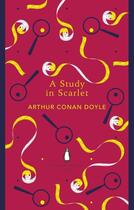 Couverture du livre « A study in Scarlet » de Arthur Conan Doyle aux éditions Adult Pbs