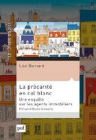 Couverture du livre « La précarité en col blanc » de Lise Bernard aux éditions Puf