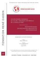 Couverture du livre « Les stratégies juridiques en vue de l'abolition universelle de la peine de mort » de Marie Duclaux De L'Estoille aux éditions Pedone