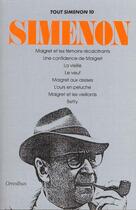 Couverture du livre « Tout Simenon T.10 » de Georges Simenon aux éditions Omnibus