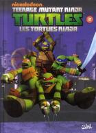 Couverture du livre « Teenage Mutant Ninja Turtles ; les Tortues Ninja t.2 ; la menace des Kraang » de Justin Eisinger et Joshua Sternin aux éditions Soleil