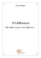 Couverture du livre « 113 différences » de Filippo Gian aux éditions Edilivre