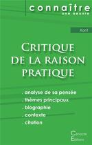 Couverture du livre « Critique de la raison, de Kant » de  aux éditions Editions Du Cenacle