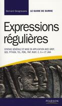 Couverture du livre « Expressions regulières » de Bernard Desgraupes aux éditions Pearson