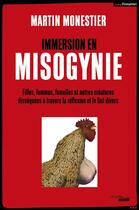 Couverture du livre « Immersion en misogynie » de Martin Monestier aux éditions Cherche Midi