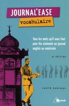 Couverture du livre « Journal ease vocabulaire » de Andreyev aux éditions Breal