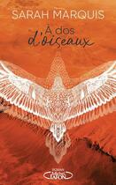 Couverture du livre « À dos d'oiseaux » de Sarah Marquis aux éditions Michel Lafon