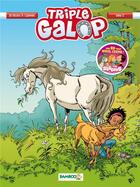 Couverture du livre « Triple galop Tome 11 » de Christophe Cazenove et Benoit Du Peloux aux éditions Bamboo