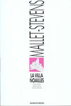 Couverture du livre « Villa noailles (la) - mallet-stevens » de  aux éditions Parentheses