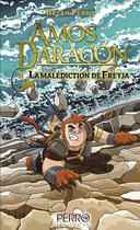Couverture du livre « Amos Daragon (4) La malédiction de Freyja » de Bryan Perro aux éditions Perro Éditeur