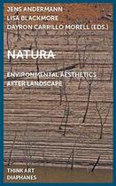 Couverture du livre « Natura ; environmental aesthetics after landscape » de  aux éditions Diaphanes