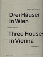 Couverture du livre « Three houses in vienna /anglais/allemand » de Parks aux éditions Park Books