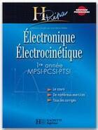 Couverture du livre « ELECTRONIQUE ELECTROCINETIQUE » de Brebec-J.M aux éditions Hachette Education