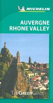 Couverture du livre « Gv (ang)auvergne - rhone valley » de Collectif Michelin aux éditions Michelin