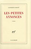 Couverture du livre « Les petites annonces » de Catherine Rihoit aux éditions Gallimard