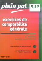 Couverture du livre « Exercices de comptabilite générale » de E Dumanalede aux éditions Foucher