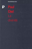 Couverture du livre « La Divinite » de Diel Paul aux éditions Payot