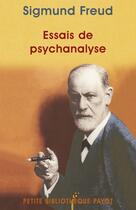 Couverture du livre « Essais de psychanalyse » de Freud Sigmund aux éditions Editions Payot