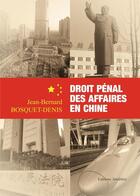Couverture du livre « Droit penal des affaires en chine » de Bosquet Denis aux éditions Amalthee
