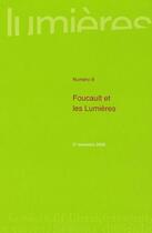 Couverture du livre « Lumières, n° 8/2006-2 : Foucault et les Lumières » de  aux éditions Pu De Bordeaux