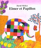 Couverture du livre « Elmer et papillon » de David Mckee aux éditions Kaleidoscope