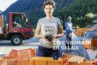 Couverture du livre « Être vigneron en Valais ; catalogue » de  aux éditions Infolio