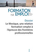 Couverture du livre « Le mexique, une relation formation-emploi a l'epreuve des frontieres professionnelles - n.153 » de Centre D Etudes Et D aux éditions Documentation Francaise