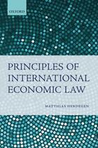 Couverture du livre « Principles of International Economic Law » de Herdegen Matthias aux éditions Oup Oxford