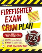 Couverture du livre « CliffsNotes Firefighter Exam Cram Plan » de Northeast Editing Inc James L aux éditions Houghton Mifflin Harcourt
