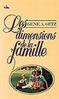 Couverture du livre « Les dimensions de la famille » de Getz Gene A. aux éditions Vida