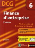 Couverture du livre « Finance d'entreprise ; DCG ; épreuve 6 ; livre de l'élève (édition 2009) » de Jean-Luc Bazet aux éditions Nathan