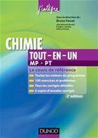 Couverture du livre « Chimie ; MP, PT ; tout-en-un (2e édition) » de Bruno Fosset et Valery Prevost et Jean-Bernard Baudin et Frederic Lahitete aux éditions Dunod