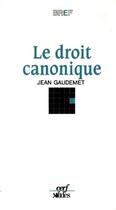 Couverture du livre « Le droit canonique » de Gaudemet J aux éditions Cerf