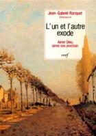 Couverture du livre « L'Un et l'autre exode » de Ranquet Jean-Gabriel aux éditions Cerf