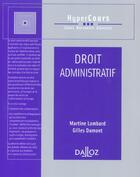 Couverture du livre « Droit Administratif » de Dumont et Lombard aux éditions Dalloz