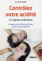 Couverture du livre « Controlez votre acidite » de Rombi Max aux éditions Alpen