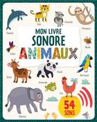 Couverture du livre « Mon livre sonore : animaux » de  aux éditions 1 2 3 Soleil
