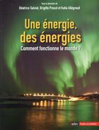 Couverture du livre « Une énergie, des énergies ; comment fonctionne le monde » de  aux éditions Belin