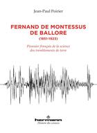 Couverture du livre « Fernand de Montessus de Ballore ; 1851-1923 » de Jean-Paul Poirier aux éditions Hermann