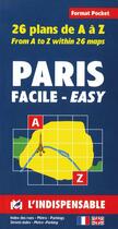 Couverture du livre « R10 Paris facile ; 26 plans de A à Z » de  aux éditions L'indispensable