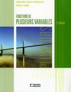 Couverture du livre « Fonctions de plusieurs variables » de Mc Callum/Gleason aux éditions Cheneliere Mcgraw-hill