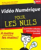 Couverture du livre « Video Numerique » de Martin Doucette aux éditions First Interactive