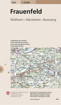 Couverture du livre « Frauenfeld ; landeskarte der schweiz » de  aux éditions Ofts