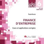 Couverture du livre « DCG 6 : finance d'entreprise ; cours et applications corrigées (édition 2020/2021) » de Pascale Recroix aux éditions Gualino