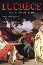 Couverture du livre « La naissance des choses » de Lucrece aux éditions Bouquins