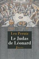 Couverture du livre « Le Judas de Léonard » de Leo Perutz aux éditions Libretto